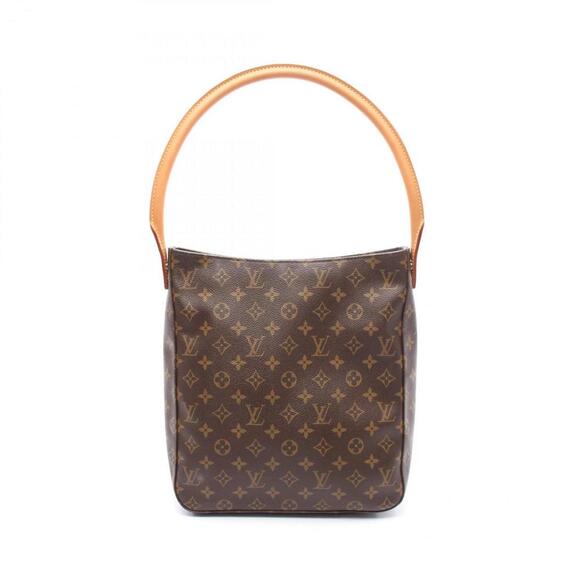 LOUIS VUITTON Brown Monogram Leather Shoulder Bag - Picture 1 of 9